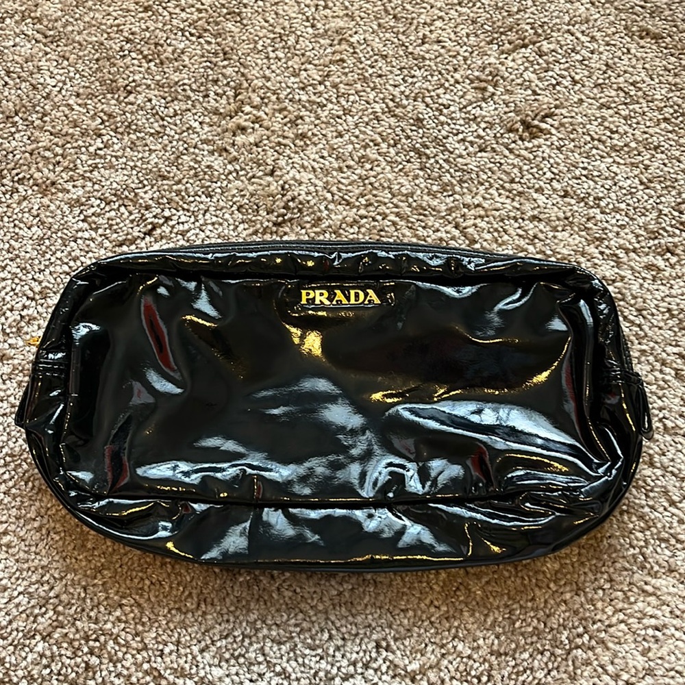 Prada black clutch